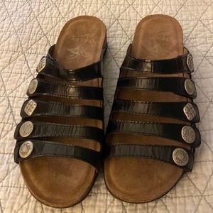 Dansko sandals size 37 black.